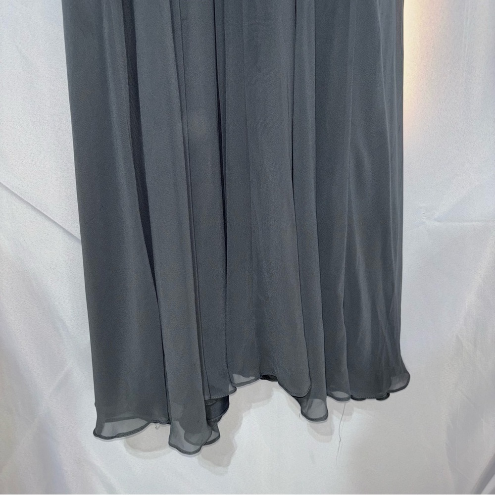 MORILEE A-line Chiffon Evening Beaded Embroidery Ethereal Airy MOB MOG Size 18 - Picture 7 of 15